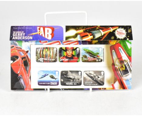 THUNDERBIRDS; a first day cover bearing the signature of Gerry Anderson.We have not authenticated these signatures, please sa