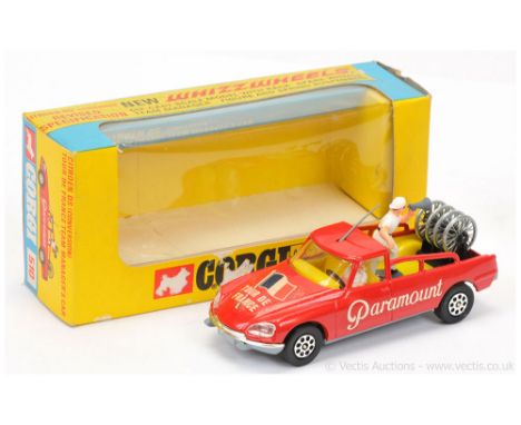 Corgi Whizzwheels 510 Citroen DS Conversion "Tour de France" Team Manager's Car - finished in red, yellow interior, grey base
