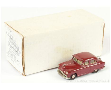 Kenna Models - maroon, light beige interior, chrome trim with separate mirrors and aerial - overall condition is generally Ne