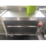 1 x Mobile Heated Cabinet With Prep Countertop