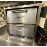1 x Bakers Pride Three Deck Commercial Electric Pizza Oven - CL819 - Location: Altrincham