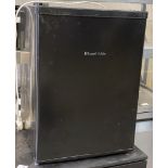 1 X Russell Hobbs Rhttf67B 66 Litre Reversible Doors Table Top Mini Fridge, Black [Energy Class F] -