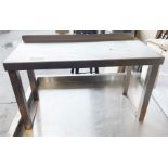 1 x Counter Top Stainless Steel Prep Table With  - Ref: BGC043 - CL807 - Location: Essex, RM19This l
