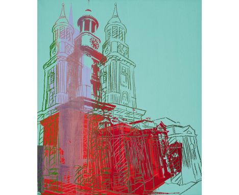 WARHOL, ANDY1928 Pittsburgh, PA/USA - 1987 New YorkTitel: Hamburger Michel. Datierung: 1980er. Technik: Farbserigrafie und Di