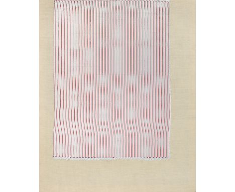JENSEN, SERGEJ1973 Maglegaard/DänemarkTitel: Ohne Titel. Datierung: 2001. Technik: Stoff und Faden, vernäht auf Leinwand. Maß