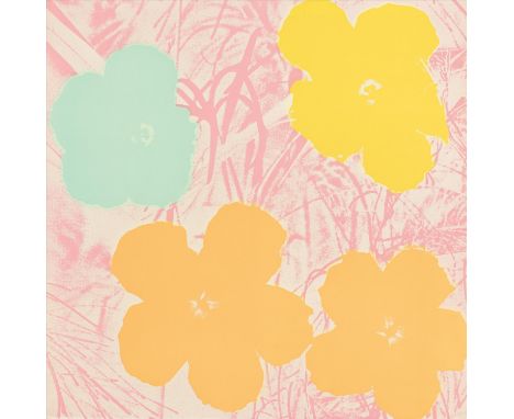 WARHOL, ANDY1928 Pittsburgh, PA/USA - 1987 New YorkTitel: Flowers. Datierung: 1970. Technik: Serigrafie auf festem Papier. Da