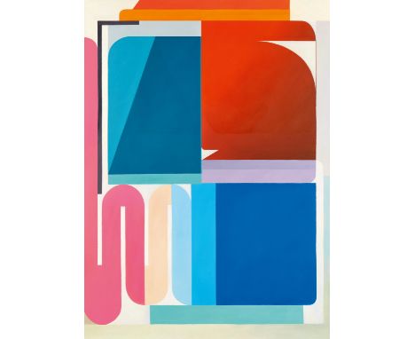BUHMANN, BERNHARD1979 BregenzTitel: Robot Walk. Datierung: 2017. Technik: Öl auf Leinwand. Maße: 200 x 145cm. Bezeichnung: Mo