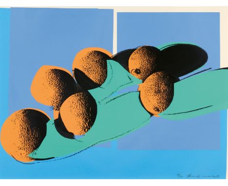 WARHOL, ANDY1928 Pittsburgh, PA/USA - 1987 New YorkTitel: Cantaloupes I. Untertitel: Aus: Space Fruit: Still Lifes. Datierung