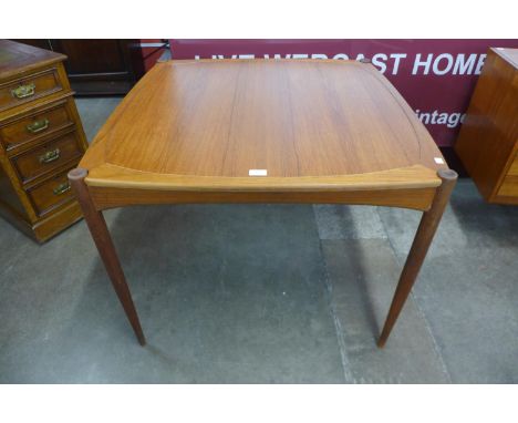 A Danish Selig teak reversible card/dining table 