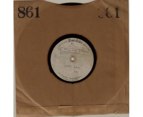 ROLLING STONES - LADY JANE/BACKSTREET GIRL - 8" EMIDISC ACETATE - Holy smokes won't you take a look at this 8" Emidisc issued