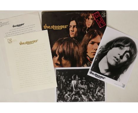 THE STOOGES - S/T - US PROMO LP - Terrific original US promo copy (EKS 74051) of the staggering eponymous LP from Iggy, Ron, 