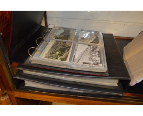 Three various post-card albums