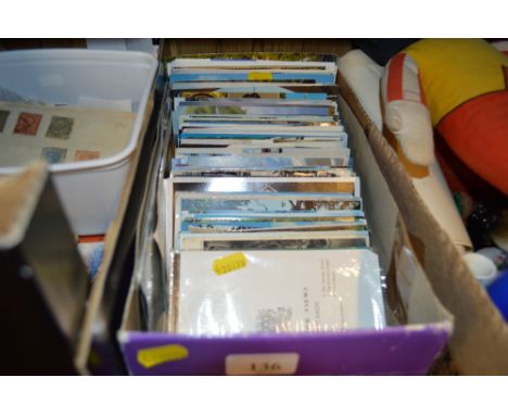 A box of miscellaneous post-cards 