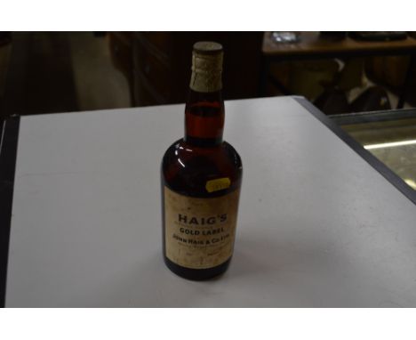 A bottle of Haig Gold Label blended Scotch Whisky