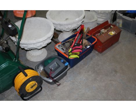 3 boxes of tools etc