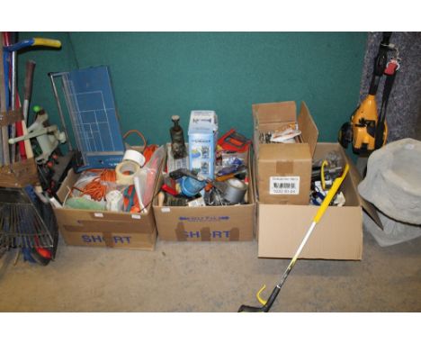 Two boxes of  various tools