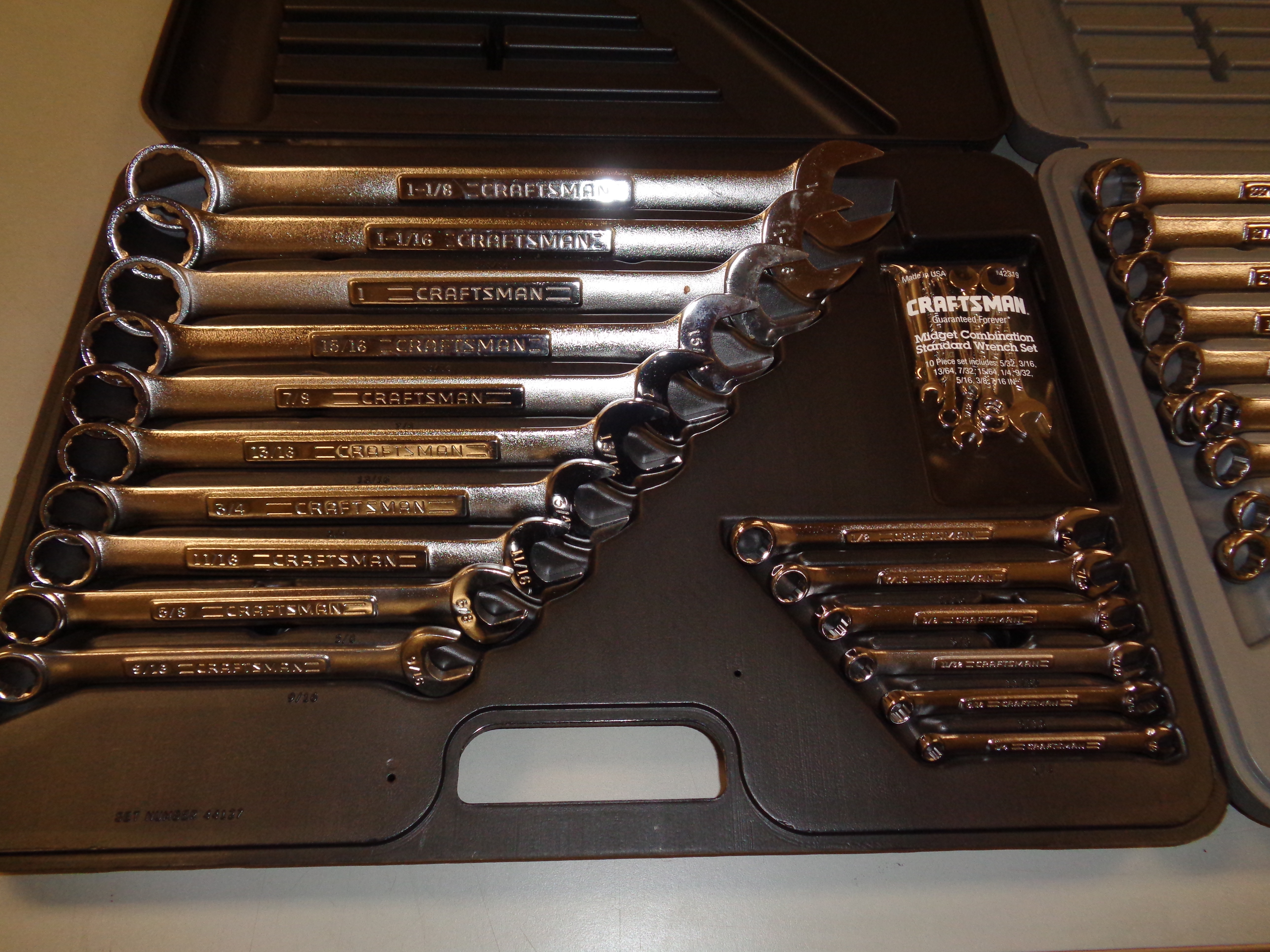 1 Craftsman 26 Piece Standard Wrench Set AND 1 Craftsman 26 Piece