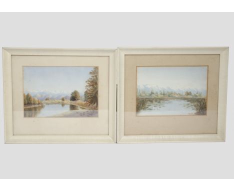 A group of five late 19th Century/early 20th Century pictures of Indian interest, including K.E. Fry (late 19th Century) oil 