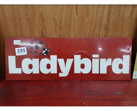 ORIGINAL VINTAGE LADYBIRD SHOP DISPLAY SIGN