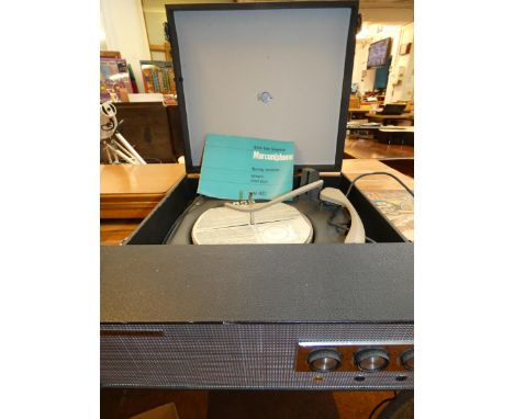 Retro Marconiphone record player 