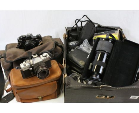 Collection of camera and video equipment