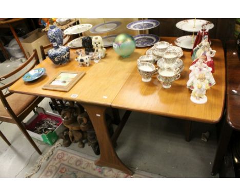 Retro 1970's G-Plan Teak Gate-leg Table with Three G-Plan Teak Dining Chairs