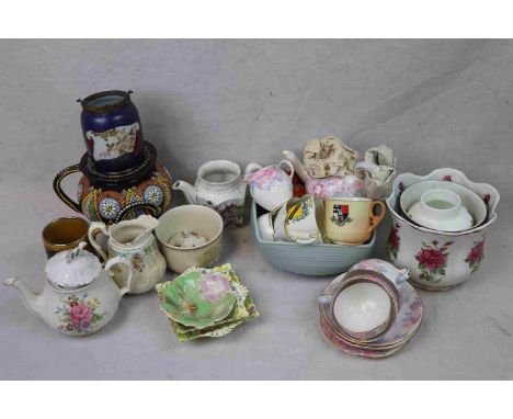 Edwardian Part Tea Service together with a Box of Mixed Ceramics