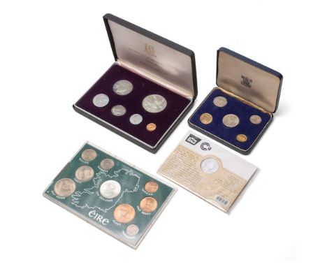 Coins to include a Royal Mint Outbreak 2014 UK £20 Fine Silver Coin, 15.71g, a Franklin Mint British Virgin Islands proof set