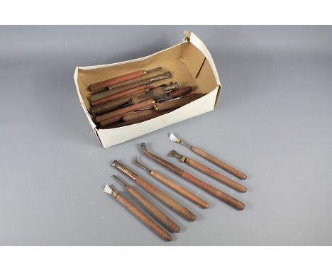 A Box of Vintage Silver-Smith Tools.