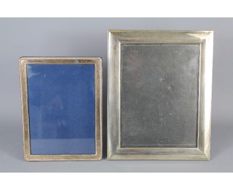 Robert Carr Silver Photo Frame. The frame Sheffield hallmark, easel support approx 16 x 20 cms together with a silver-plated 