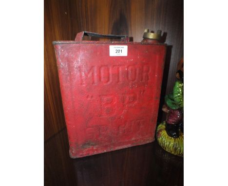 A VINTAGE BP JERRY CAN