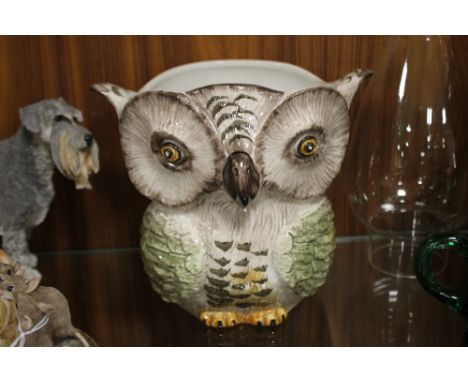 A CERAMIC OWL