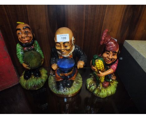 THREE CERAMIC FIGURES