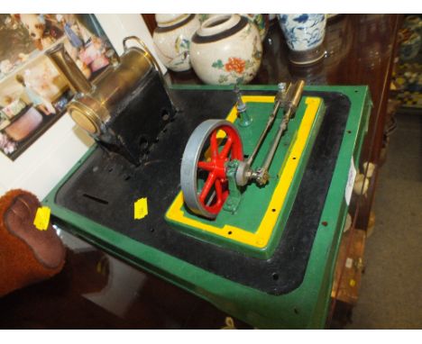 A SCRATCH BUILT STEAM MODEL ENGINE