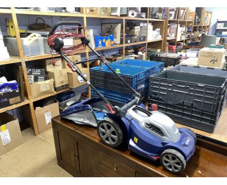 A Spear and Jackson electric lawn mower