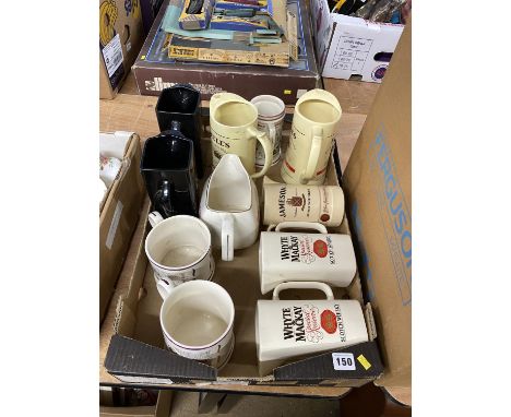 A box of Wade whisky jugs