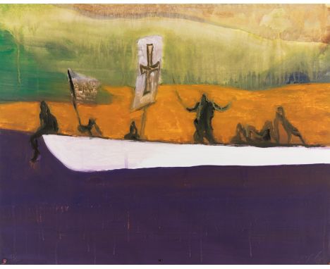 Peter Doig,Scottish b.1959-Canoe, 2008;aquatint in colours on wove, signed, dated and numbered 325/500 in pencil, published b
