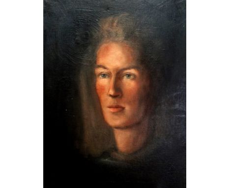 VAN HENGLAAR (20th Century Dutch School)Portrait of John BluffOil on canvasSigned and titled versoFramedPicture size 51 x 37c