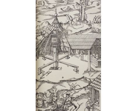 Agricola (Georgius). De Re Metallica, translated from the first Latin edition of 1556...by Herbert Clark Hoover &amp; Lou Hen