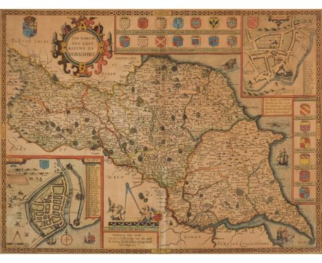 British County Maps. A mixed collection of 36 county maps, 17th - 19th century, engraved and lithographic maps including Spee