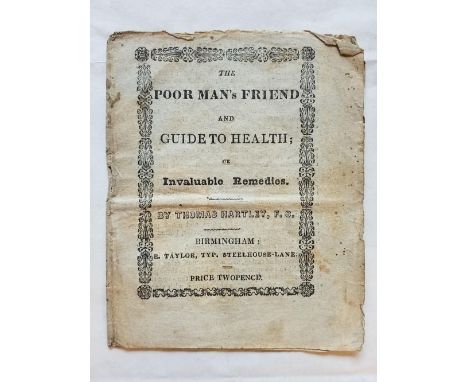 Miscellaneous Ephemera. A collection of miscellaneous ephemera &amp; literature, including The Poor Man's Friend and Guide To