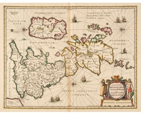 British Isles. Jansson (Jan &amp; Ortelius Abraham), Insularum Britannicarum Acurata Delineatio ex Geographicis Conatibus Abr