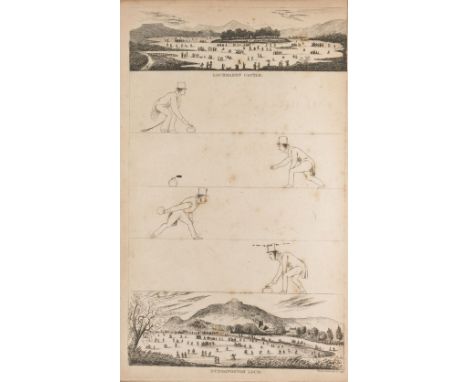 Curling. Memorabilia Curliana Mabenensia, [by Richard Brown], 1st edition, Dumfries: John Sinclair, 1830, 2 engraved plates, 