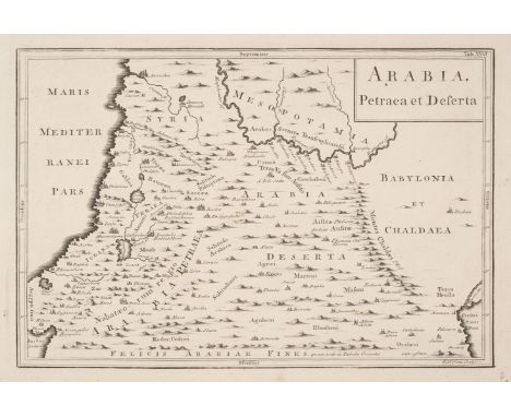 Middle East. A collection of approximately 42 maps, 18th &amp; 19th century, engraved maps of Peria, Arabia, Palestine, Syria
