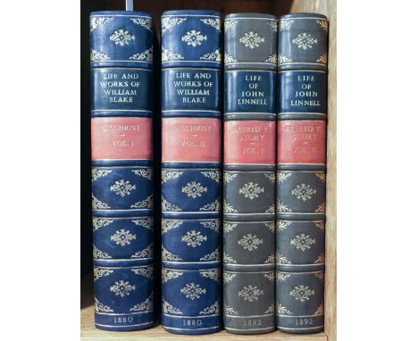 Gilchrist (Alexander). Life of William Blake, with selections from his poems and other writings, 2 volumes, 2nd edition, Lond