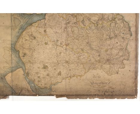 Lancashire. Greenwood (C. ), Map of the County Palatine of Lancaster from an Actual Survey, made in the Year 1818..., W, Fowl