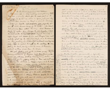 Hollywood Stars. I Saw Stars in Hollywood, by Arthur Weigall (1880-1934), c. 1929, an unpublished draft manuscript in six cha