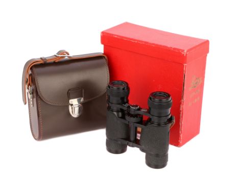 black, serial no. 616830, body, E, optics, VG-E, some internal haze, complete with maker's leather case and boxNote: Lot impo