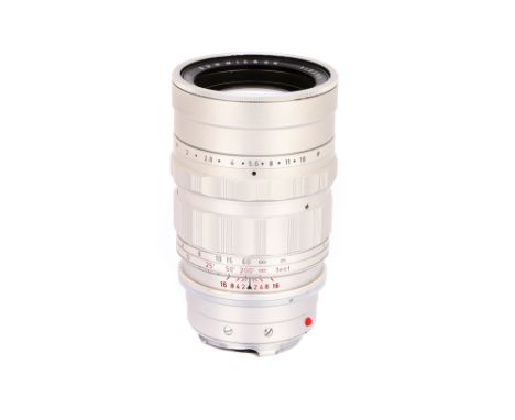 1959, chrome, serial no. 1681202, body, VG-E, elements, E, with lens cap and maker's bubbleNote: Lot imported under Temporary
