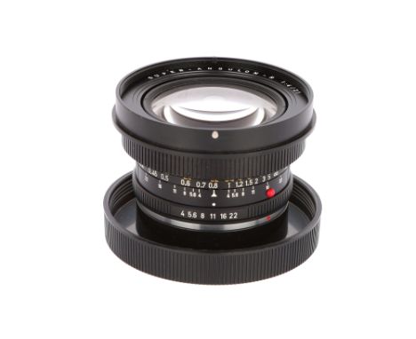 1970, black, serial no. 2448355, body, VG-E, elements, G-VG, some light internal haze, with maker's caps and lens hood